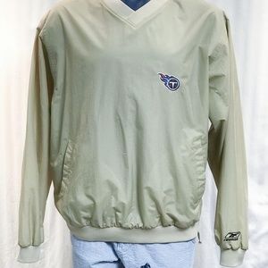 Reebok Tennessee Titans Windbreaker Pullover Large